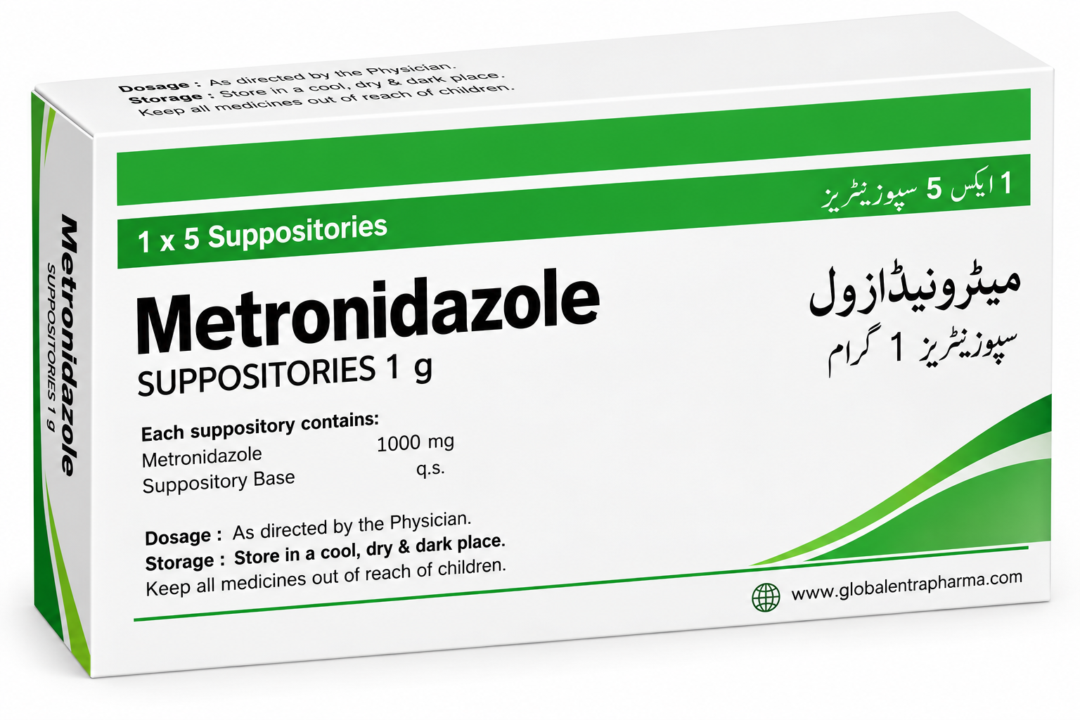 Metronidazole Suppositories 1 g Manufacturer in India